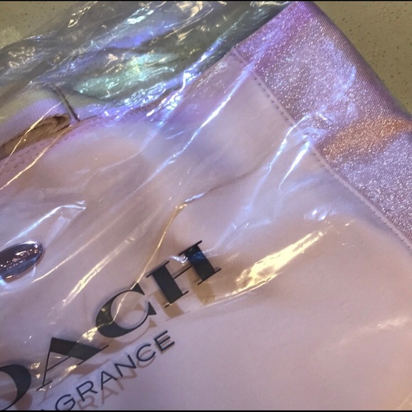 1 LEFT 💖 COACH Pink Glitter Canvas Tote - Picture 6 of 7